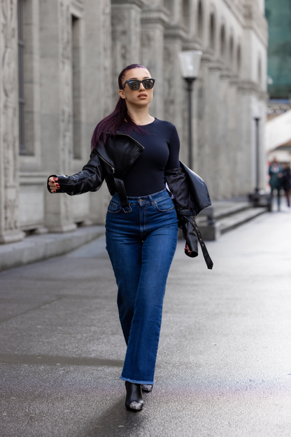 ŠARGI high waisted wide leg jeans blue - Šargi Official