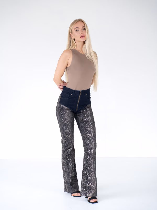 PYTHON Flare Jeans