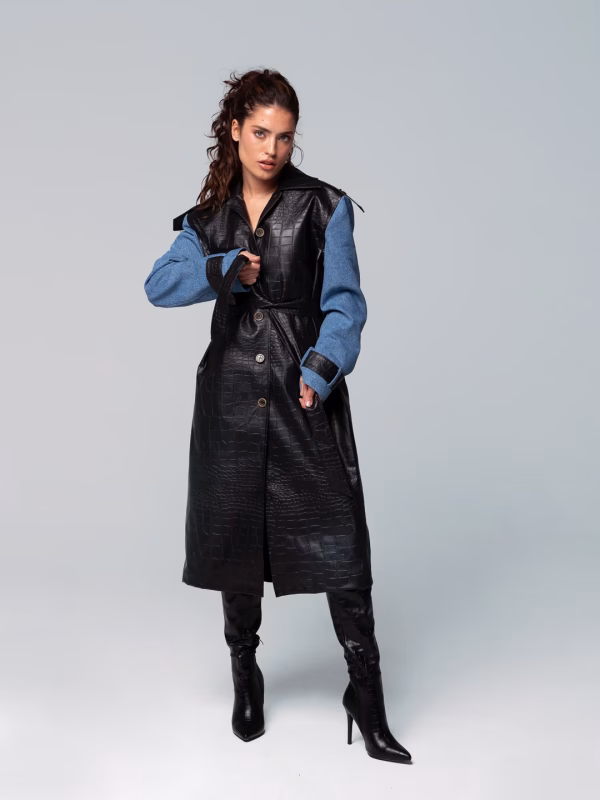 TRENCH COAT Crocodile